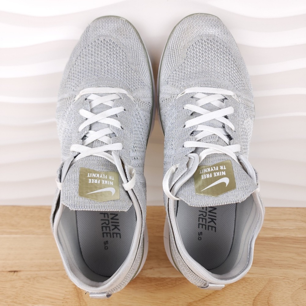 Nike Women's Silver Knit Athletic Shoes. Excellent condition. - Picture 10 of 14